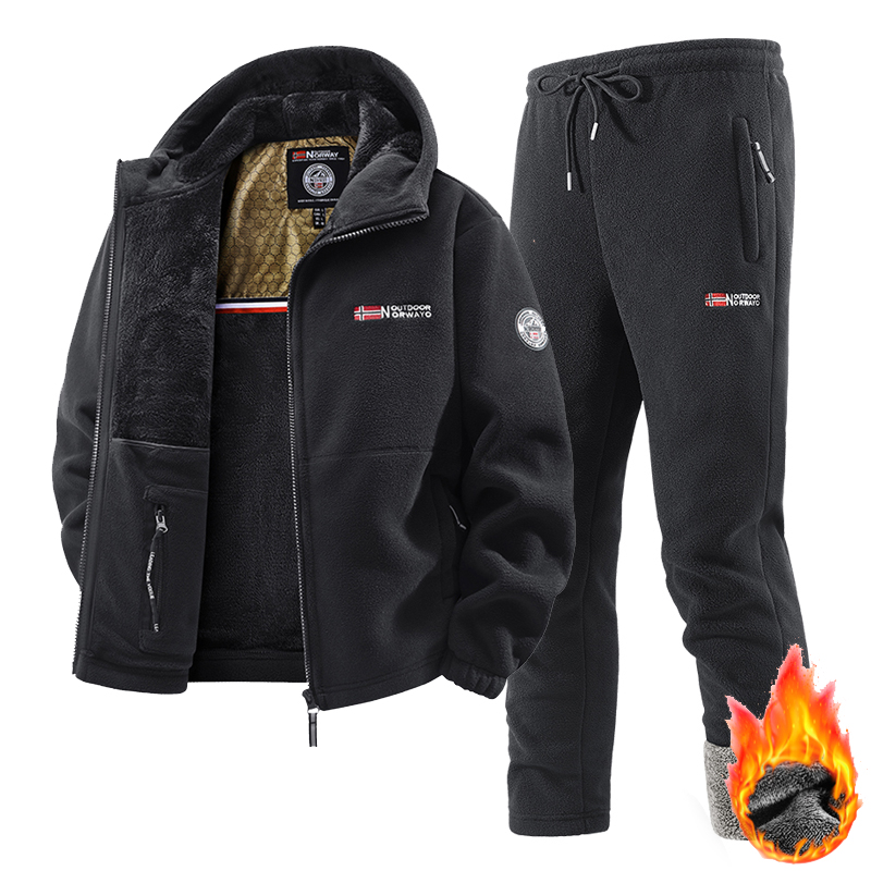 Winter Cloth - New Winter Sportswear Set Mens Retro