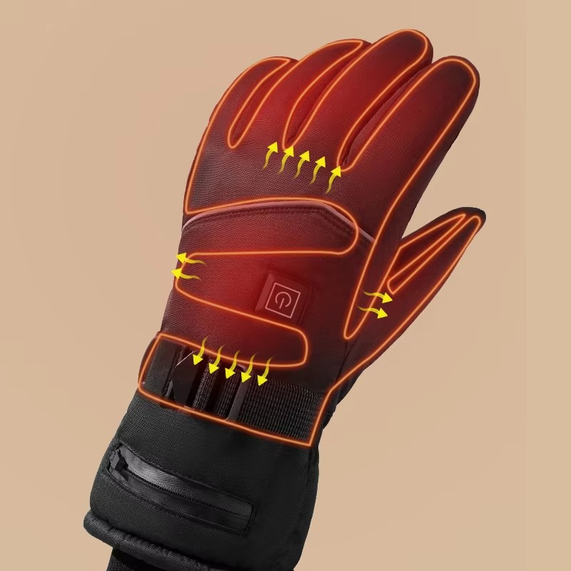 Heated Gloves Electric - Airo Outdoor Snowboard Motorcycle Cycling Waterproof