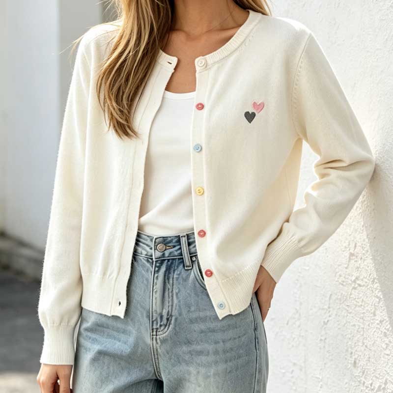 Winter Clothing Trends 2026 - Autumn and Winter Sweet Crew Neck