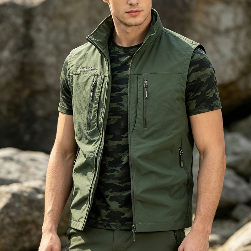 Winter Clothing Plus Size - Men's Vest Jacket Running Jacket Sleeveless