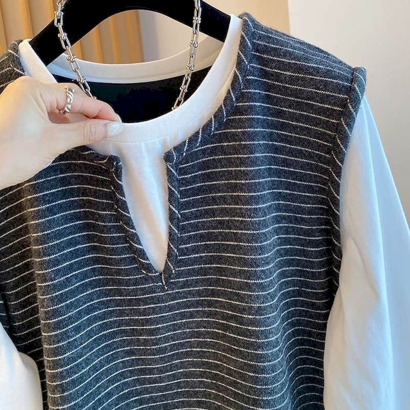 T-shirts for Women Loose False - đánh giá và giá Winter Clothing Aesthetic