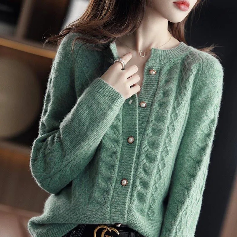 Vintage Knitted Cardigan Jacke - đánh giá và giá Winter Clothing Trends 2026
