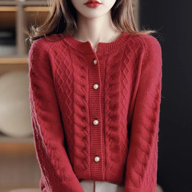 Vintage Knitted Cardigan Jacke - đánh giá và giá Winter Clothing Trends 2026