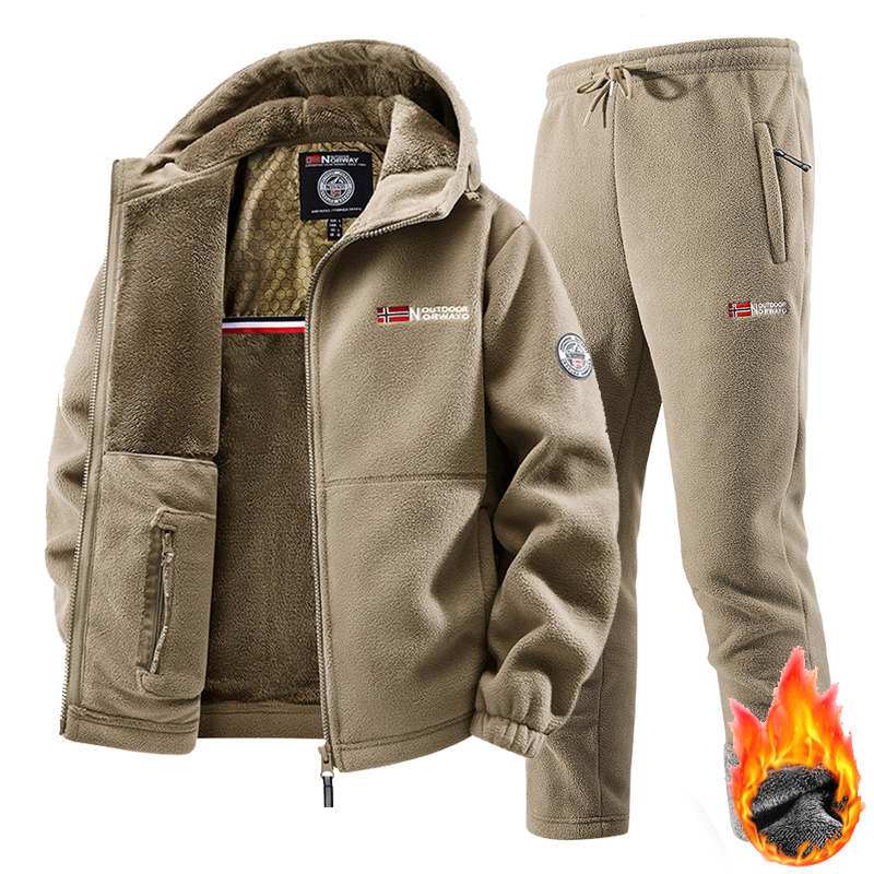 New Winter Sportswear Set Mens - đánh giá và giá Winter Cloth