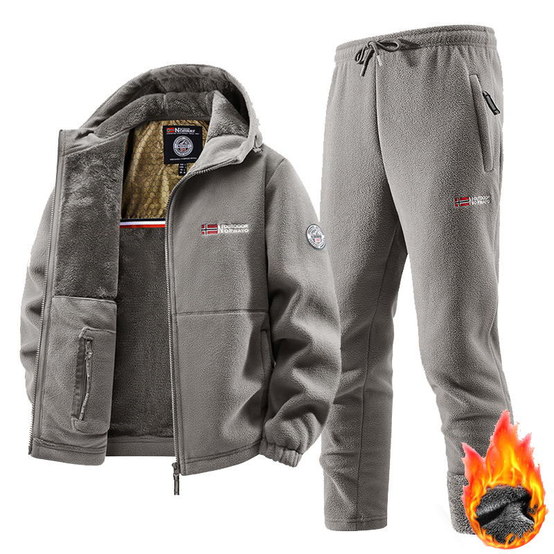 New Winter Sportswear Set Mens - đánh giá và giá Winter Cloth