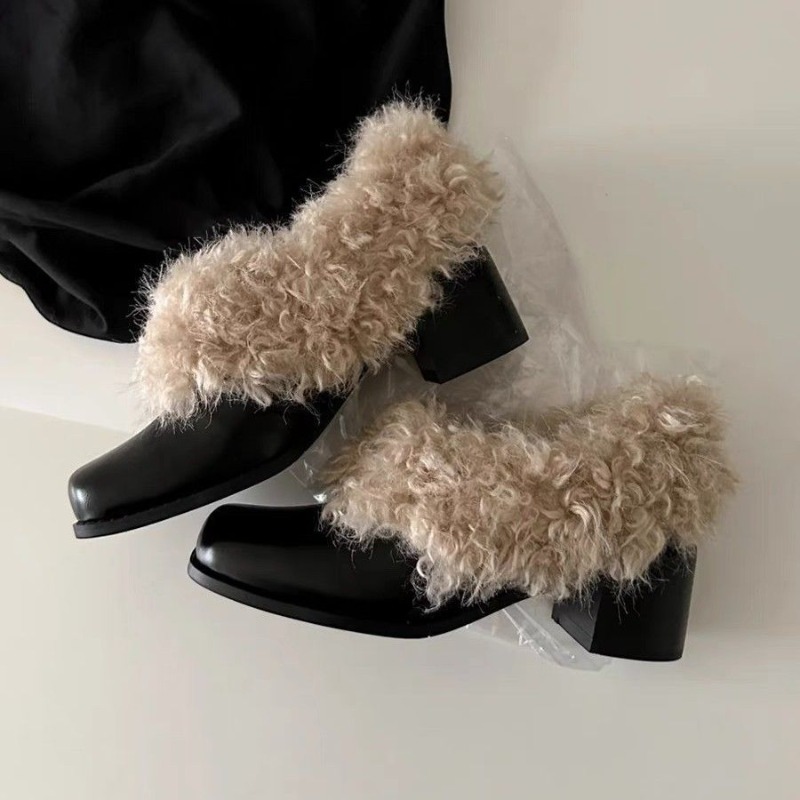 New Fashion Furry Lambwool Wom - đánh giá và giá Winter Clothing Pinterest