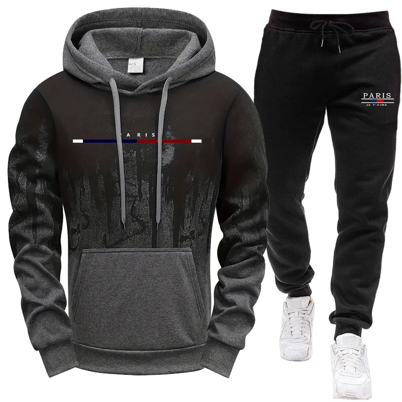 Men's Set/Hoodie/Pants Autumn  - đánh giá và giá Winter Cloth
