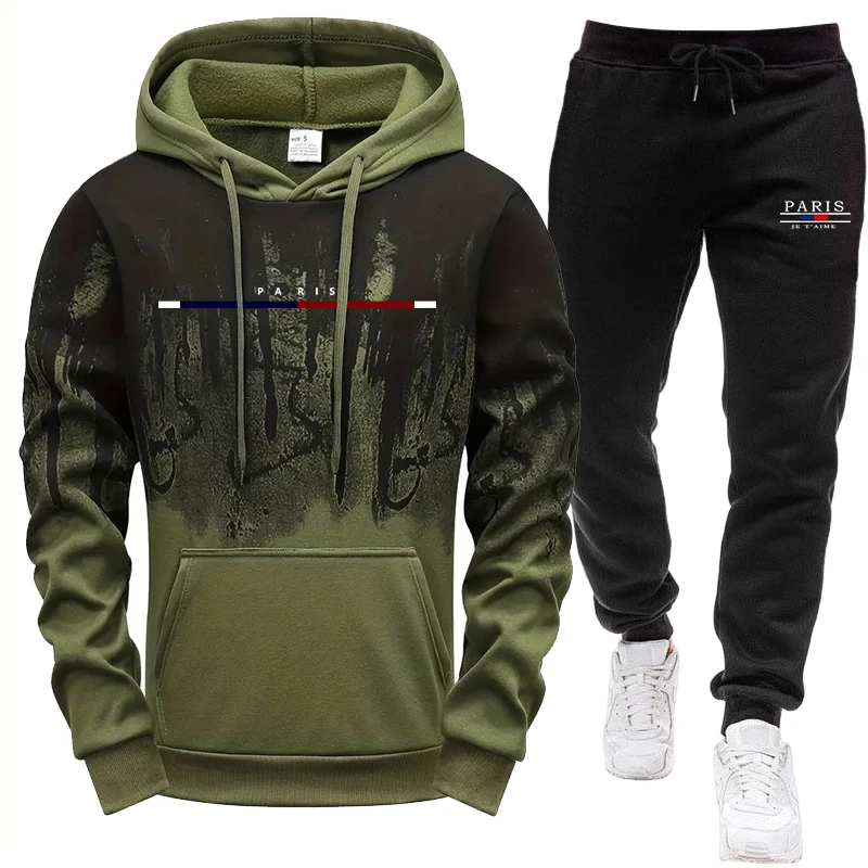 Men's Set/Hoodie/Pants Autumn  - đánh giá và giá Winter Cloth