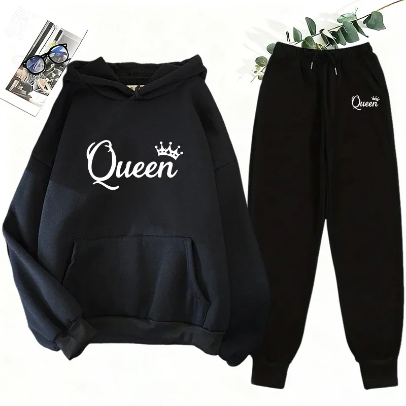 Women's 2 Piece Matching Set Q - đánh giá và giá Fleece Hoodie Lined