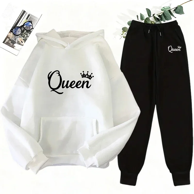 Women's 2 Piece Matching Set Q - đánh giá và giá Fleece Hoodie Lined