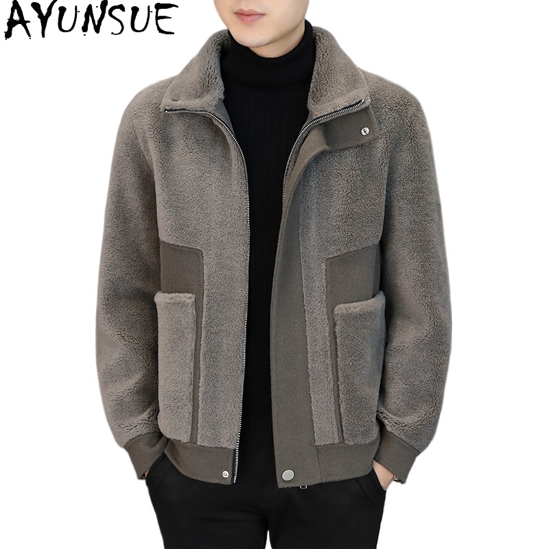 AYUNSUE Winter 100% Wool Coats - đánh giá và giá Winter Clothing Men Style