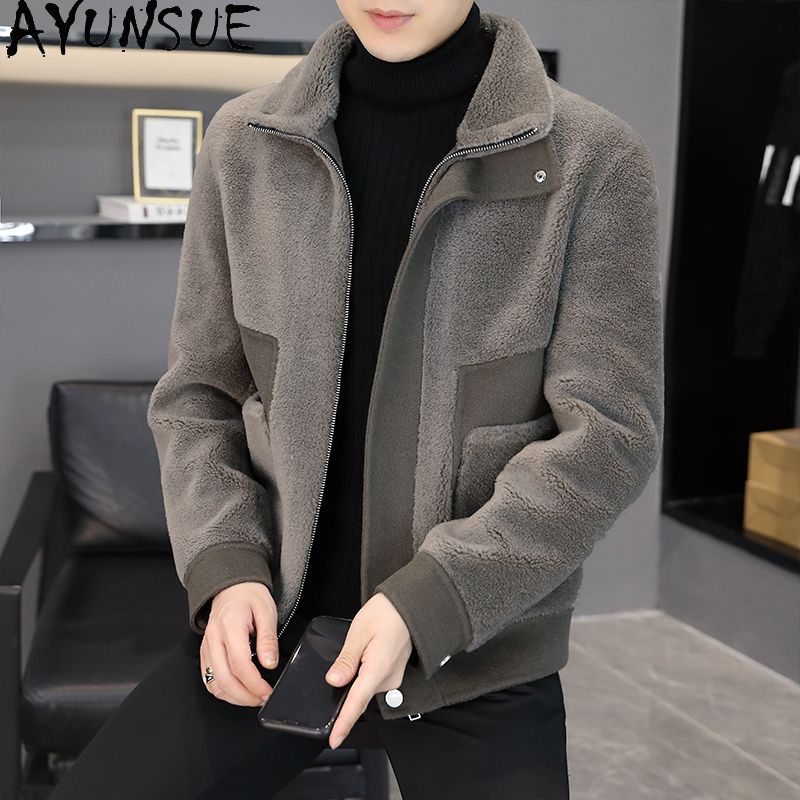AYUNSUE Winter 100% Wool Coats - đánh giá và giá Winter Clothing Men Style