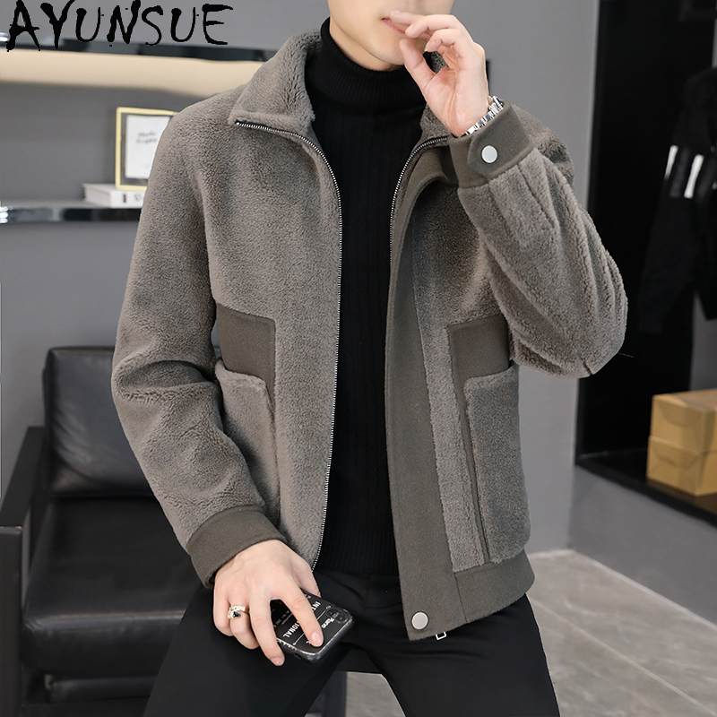 AYUNSUE Winter 100% Wool Coats - đánh giá và giá Winter Clothing Men Style