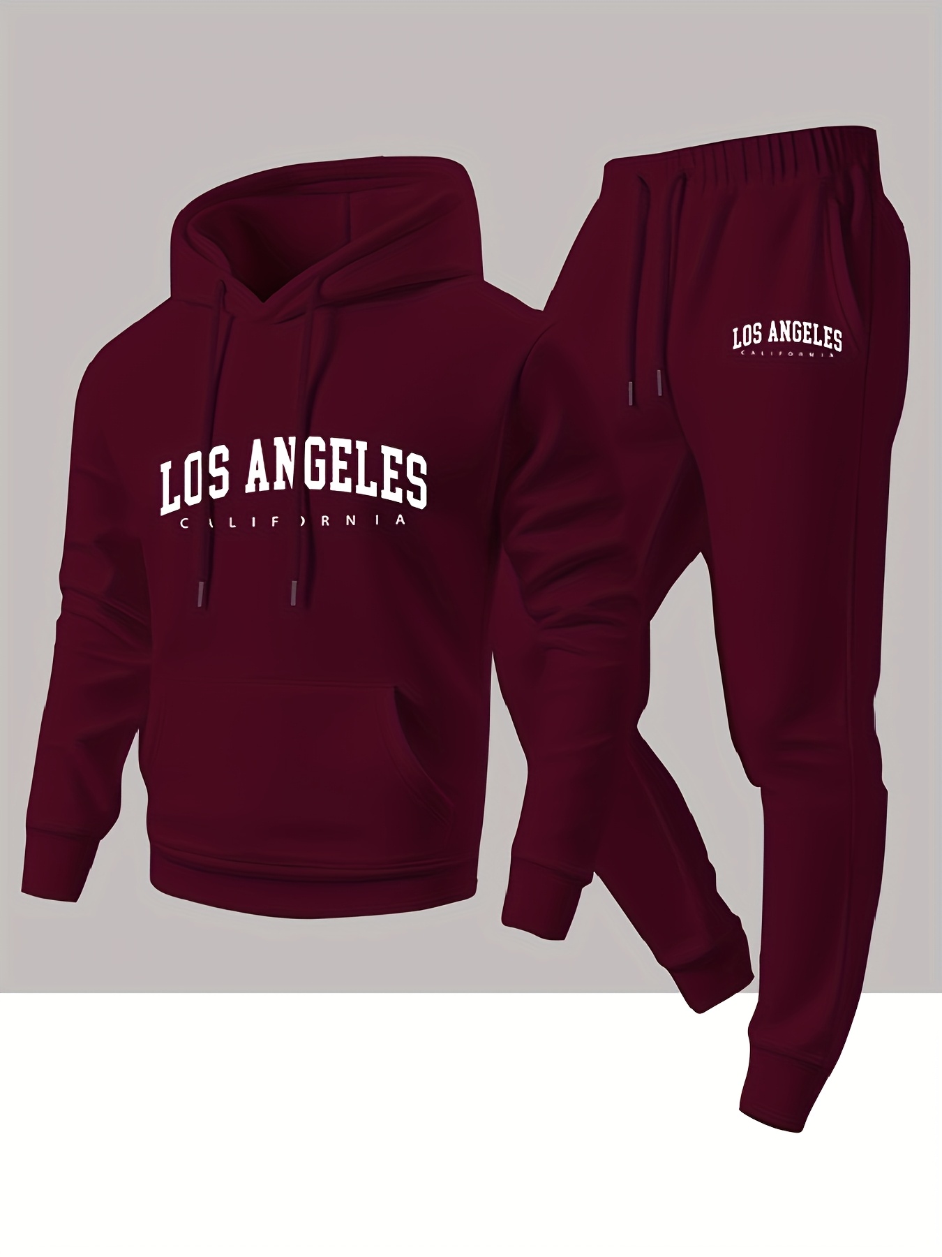 Men 2 Piece Tracksuit Los Ange - đánh giá và giá Winter Cloth
