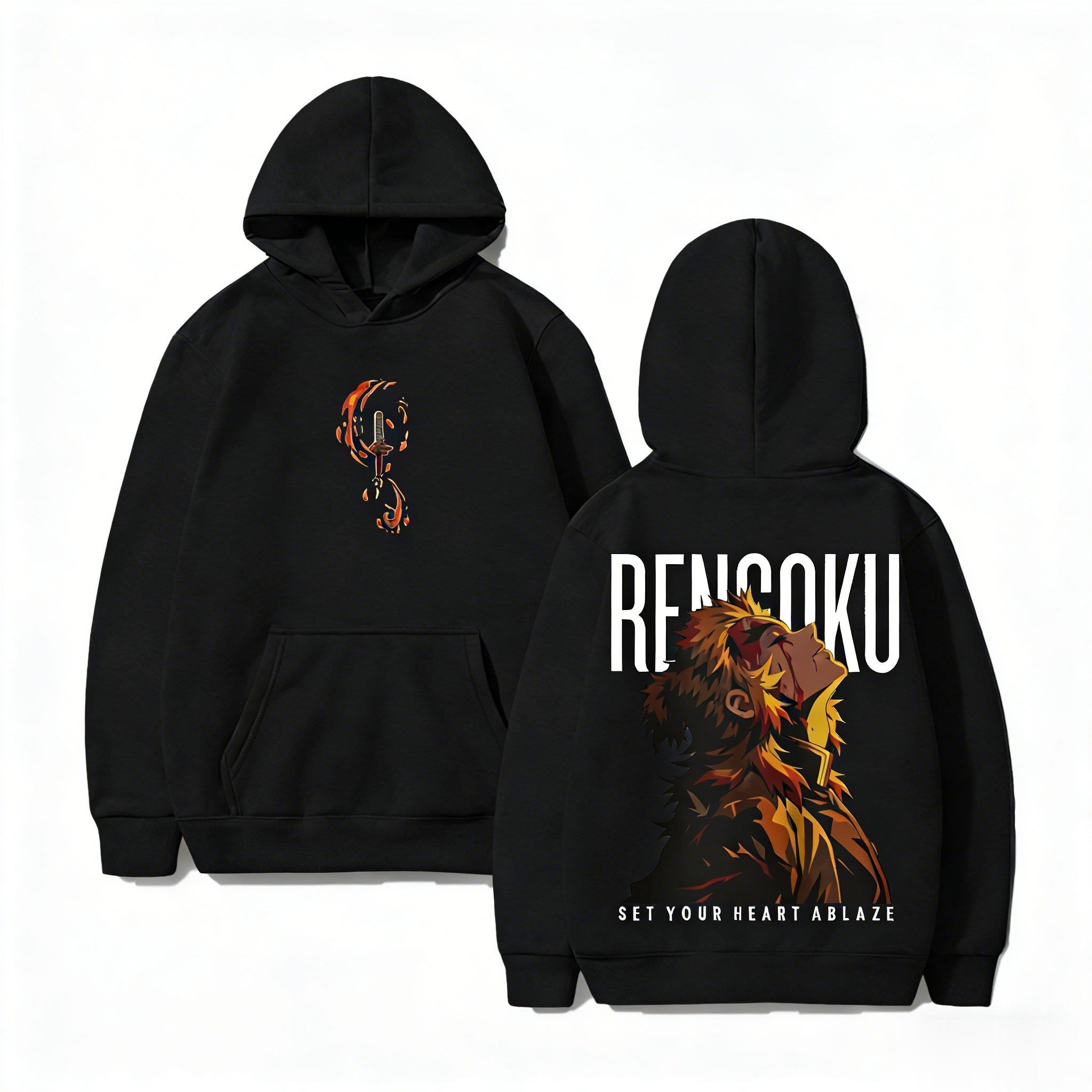 Demon Slayer Rengoku Hoodie An - đánh giá và giá Winter Clothing Japan