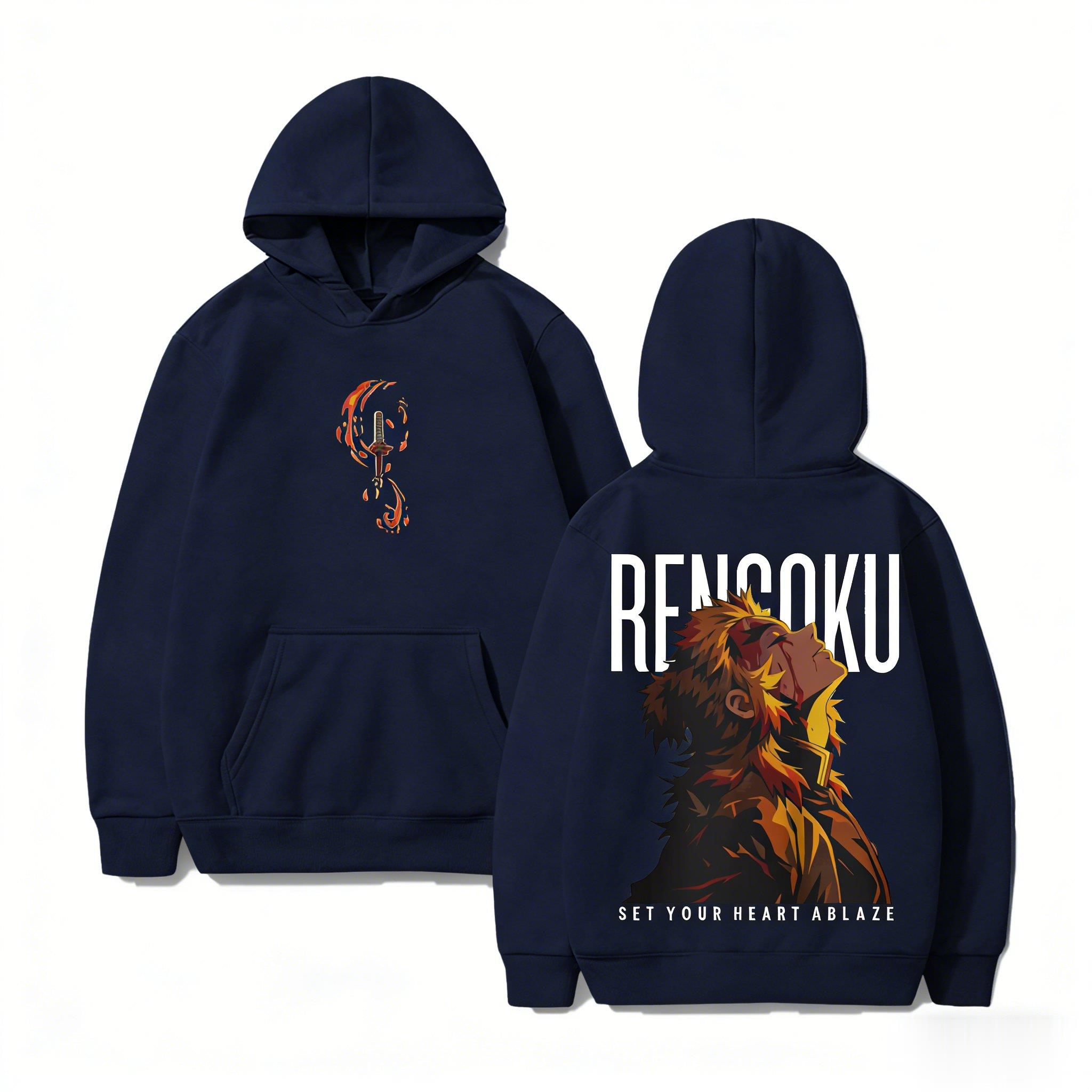 Demon Slayer Rengoku Hoodie An - đánh giá và giá Winter Clothing Japan