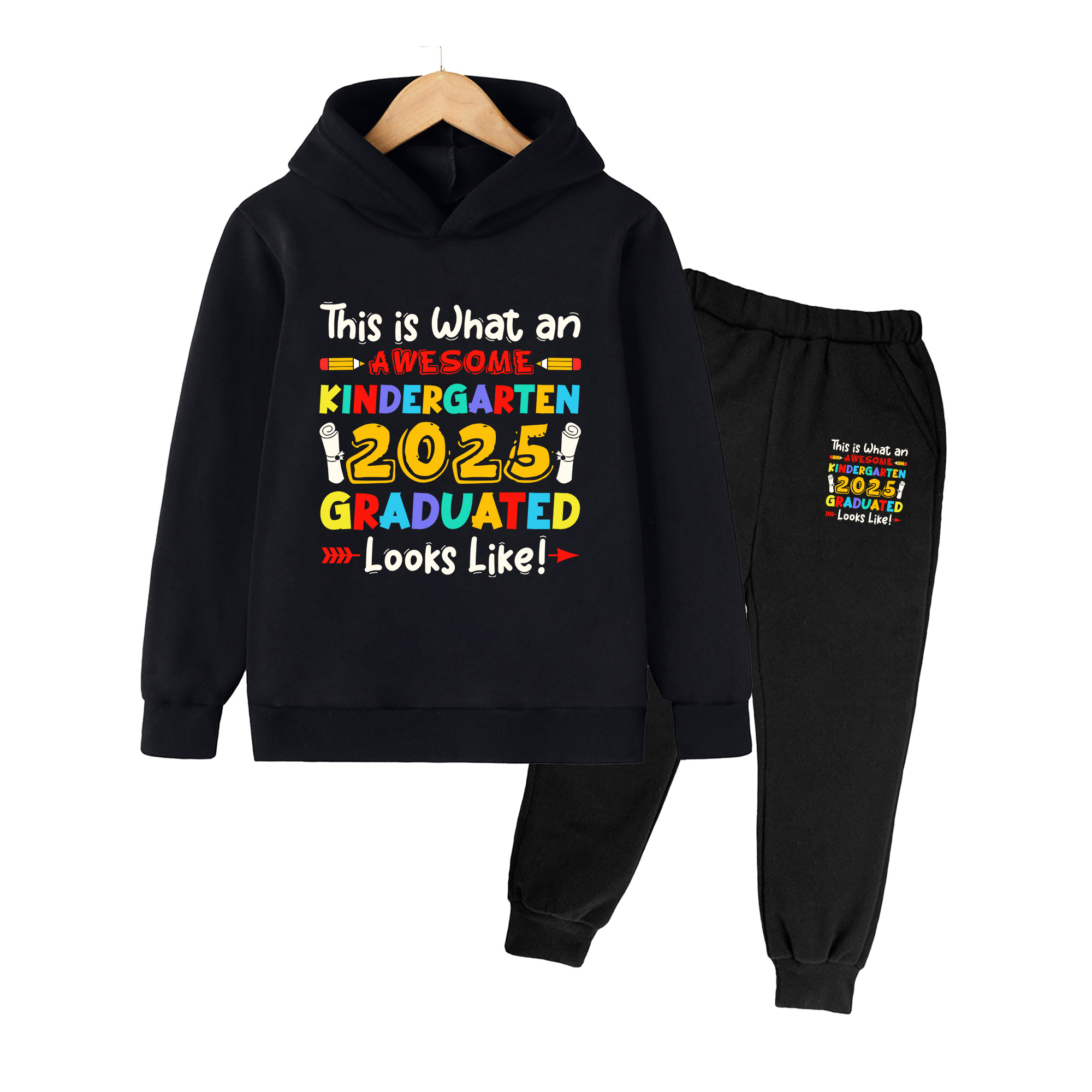Kids Hoodie & Pants Set, Color - đánh giá và giá Winter Clothing Kindergarten