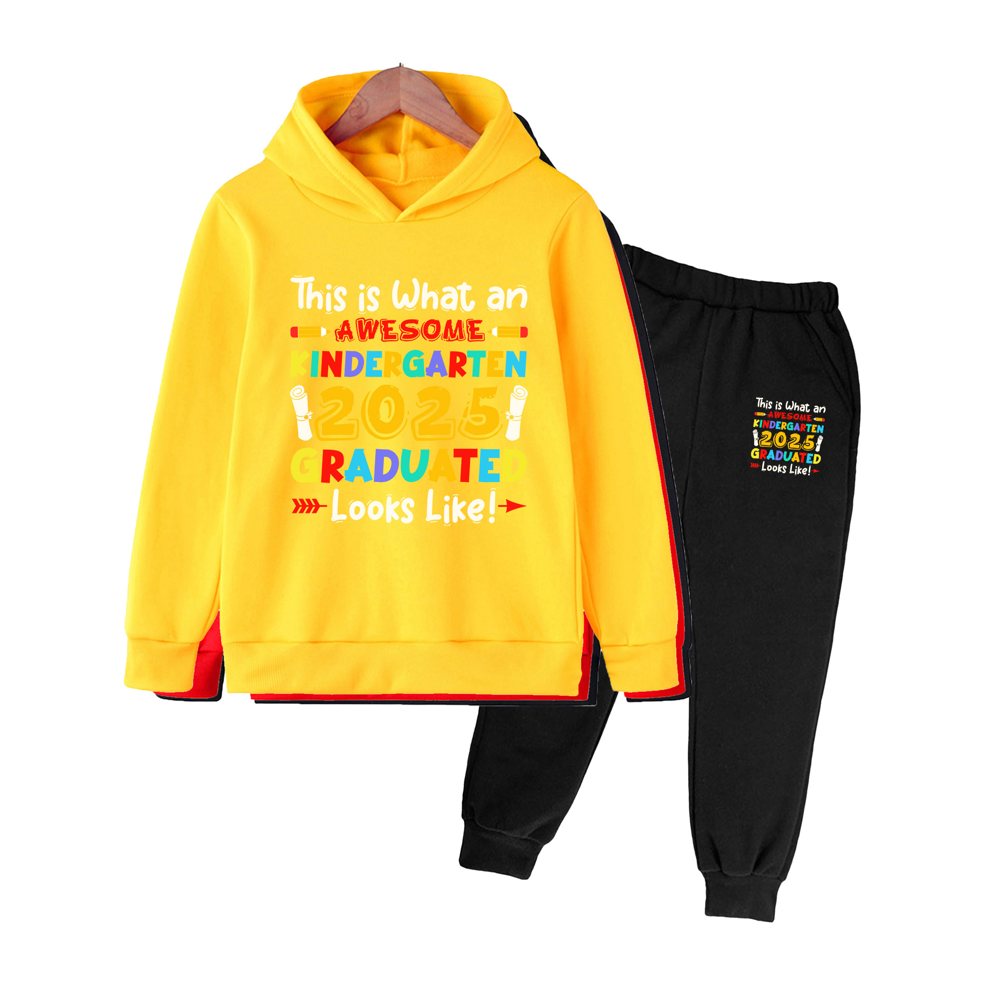 Kids Hoodie & Pants Set, Color - đánh giá và giá Winter Clothing Kindergarten