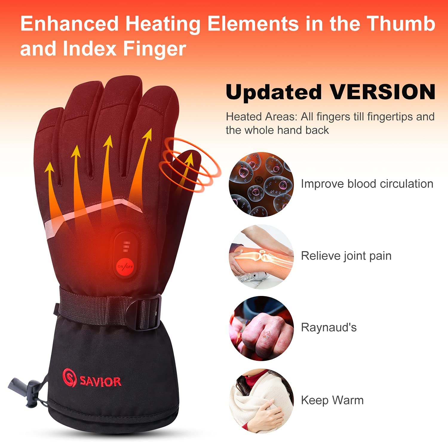 Tuyết Hươu Mùa Đông Nhiệt Găng - đánh giá và giá Heated Gloves Electric