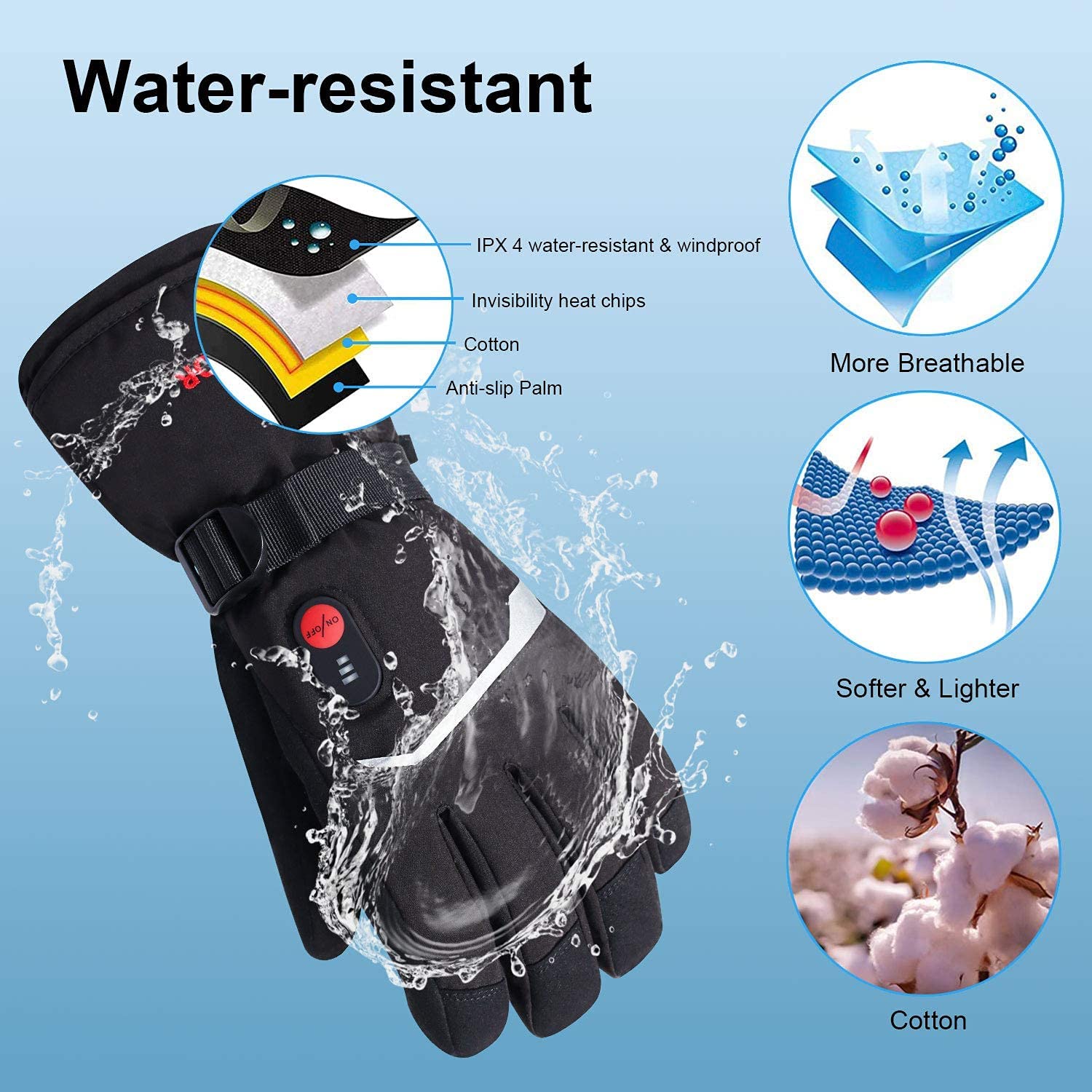 Tuyết Hươu Mùa Đông Nhiệt Găng - đánh giá và giá Heated Gloves Electric