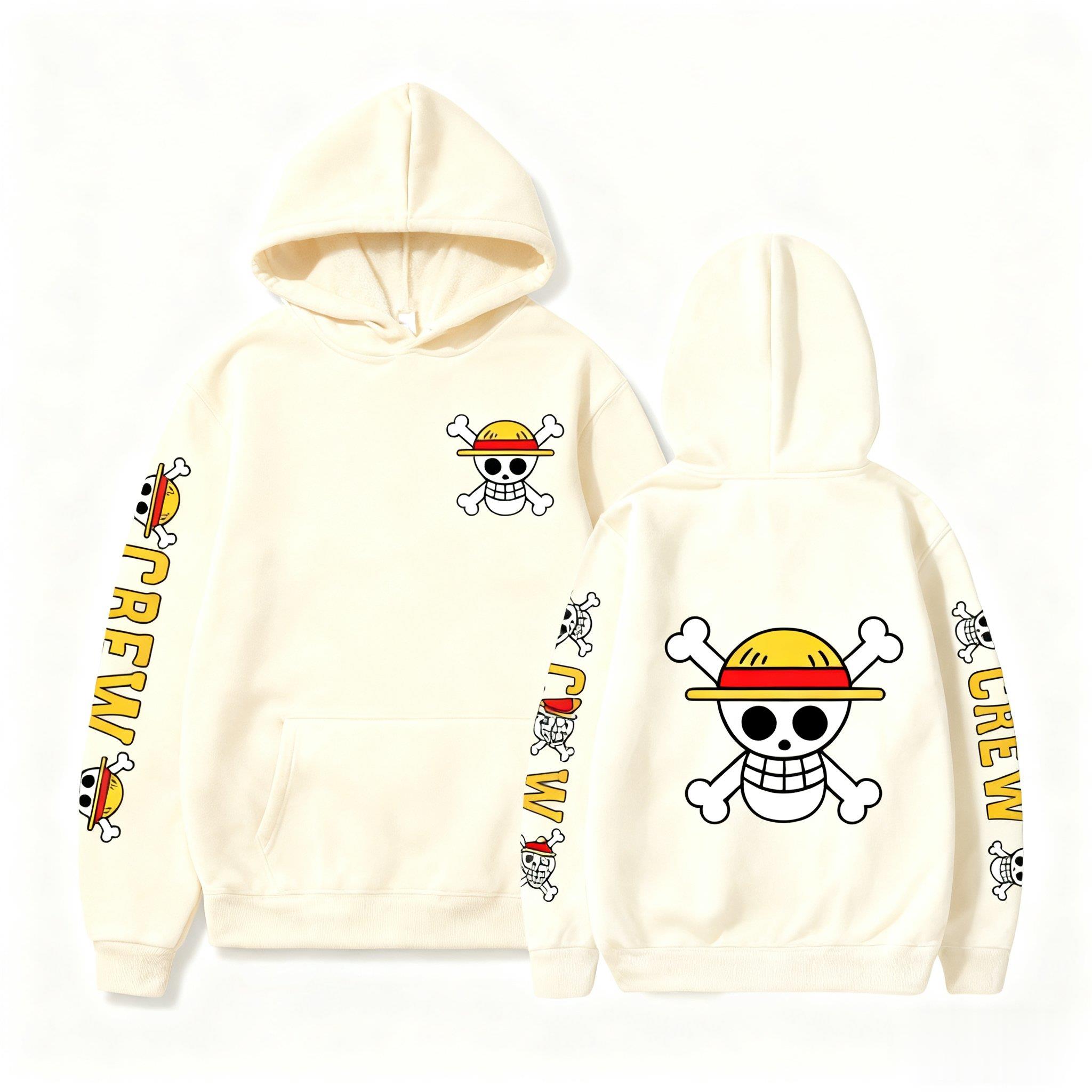 One Piece Skull Print Hoodie M - đánh giá và giá Winter Clothing Trends 2026