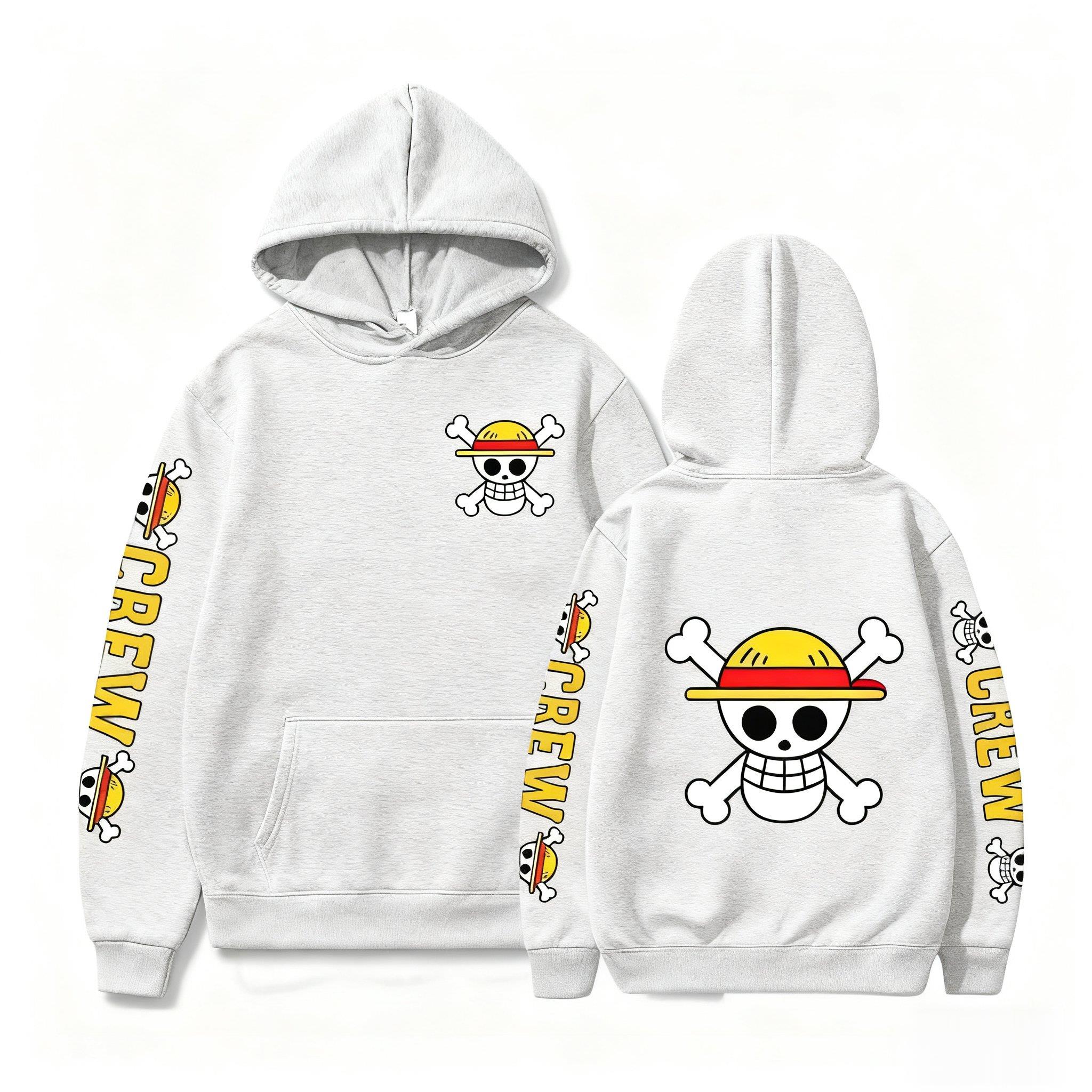 One Piece Skull Print Hoodie M - đánh giá và giá Winter Clothing Trends 2026
