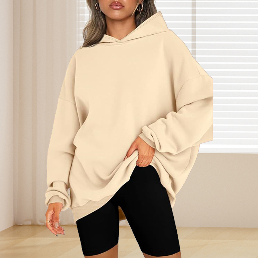 Plus Size Basic Solid Color Ho - đánh giá và giá Winter Clothing For Plus Size Women