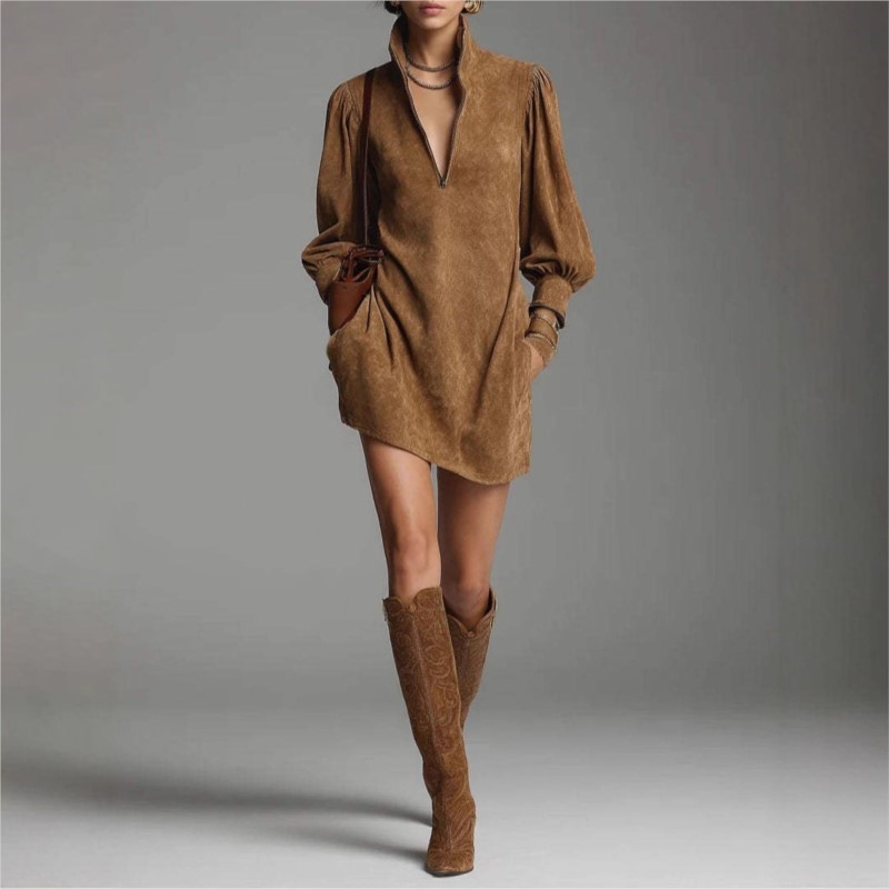 Vintage Mini Dress Women Autum - đánh giá và giá Winter Clothing Pinterest