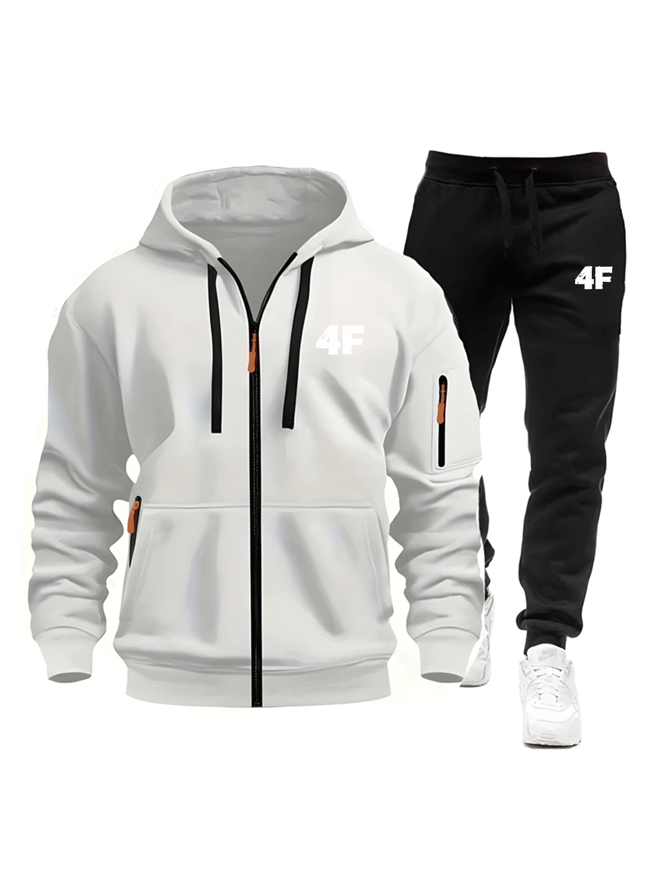 Men's Casual Jogging Tracksuit - đánh giá và giá Fleece Hoodie Lined