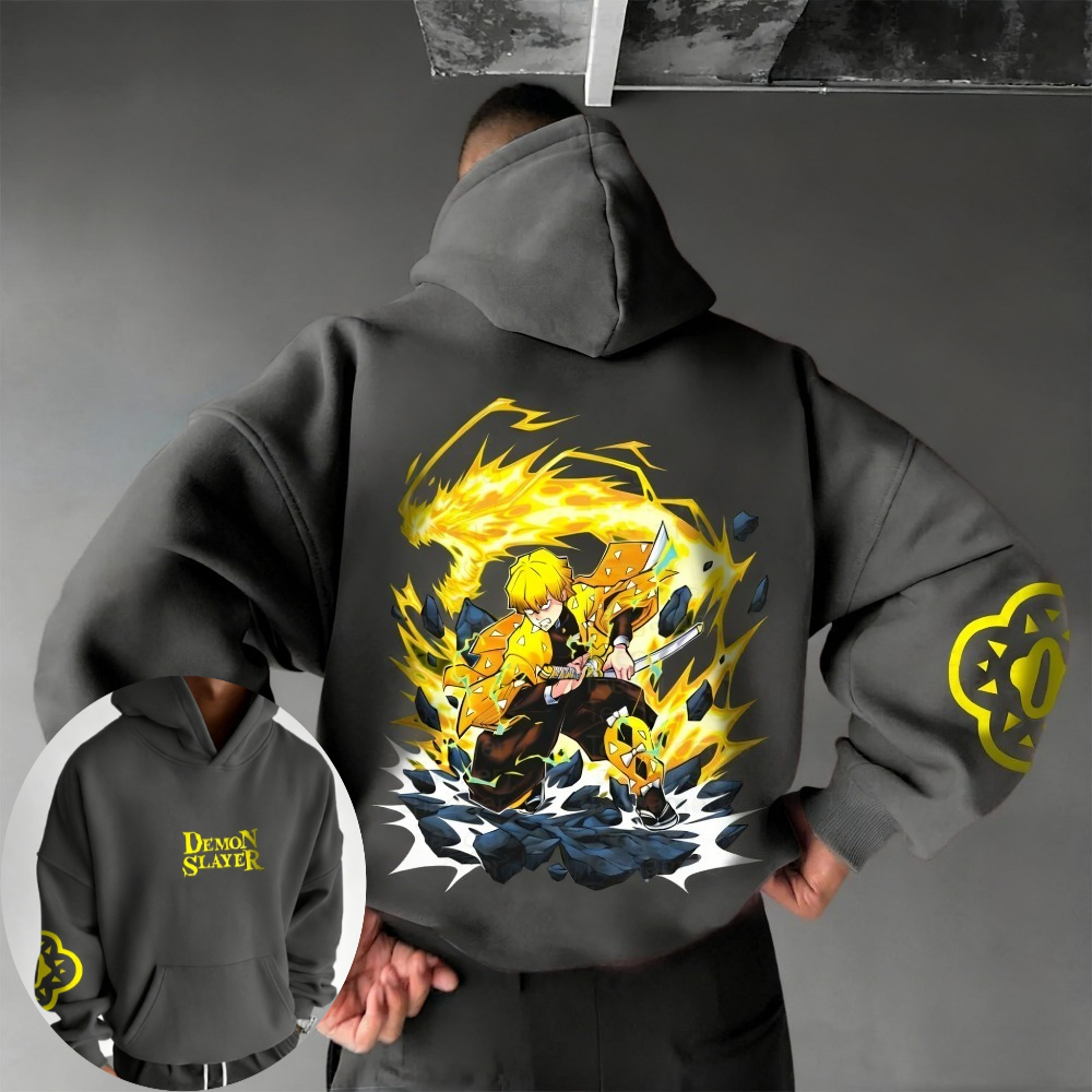 Demon Slayer Men's Hoodie Swea - đánh giá và giá Winter Clothing Japan