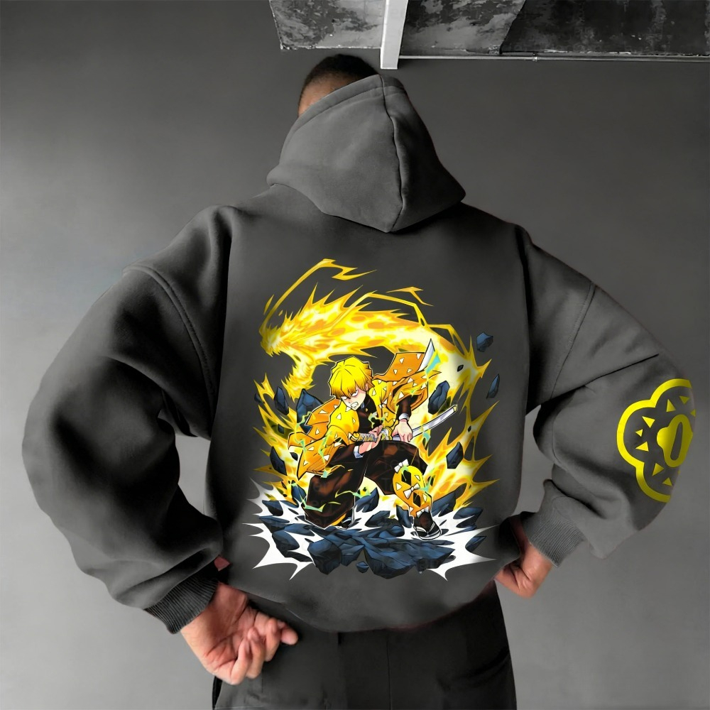 Demon Slayer Men's Hoodie Swea - đánh giá và giá Winter Clothing Japan