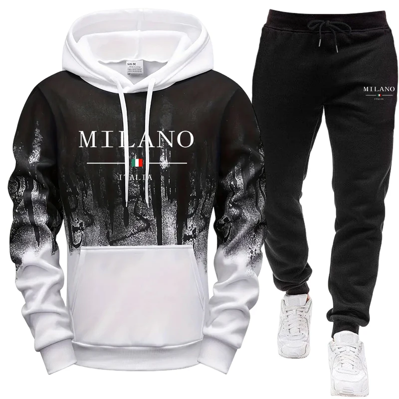 Men's Set/Hoodie/Pants Autumn  - đánh giá và giá Winter Cloth