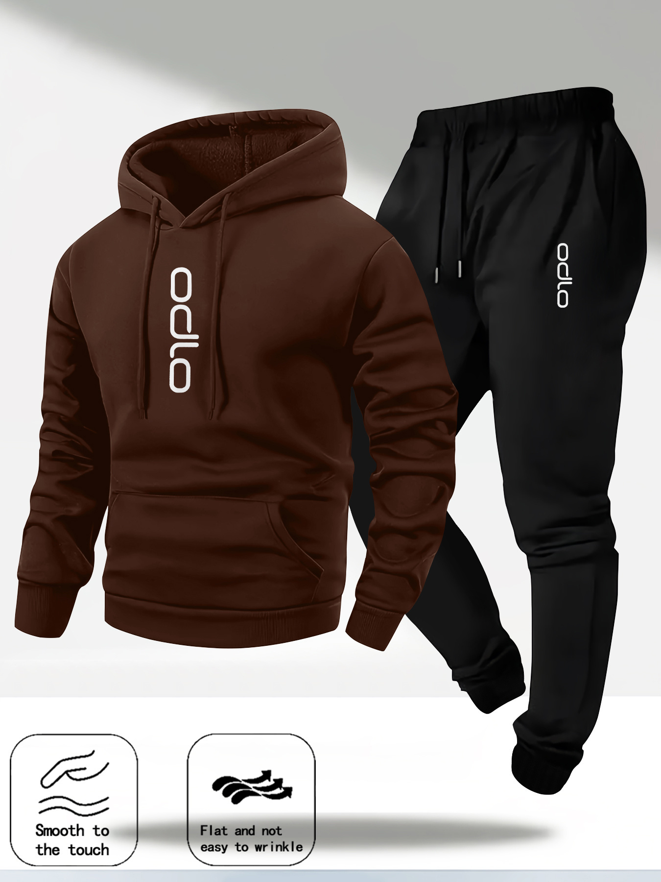 2026 Men Ring Print Tracksuit  - đánh giá và giá Fleece Hoodie Lined